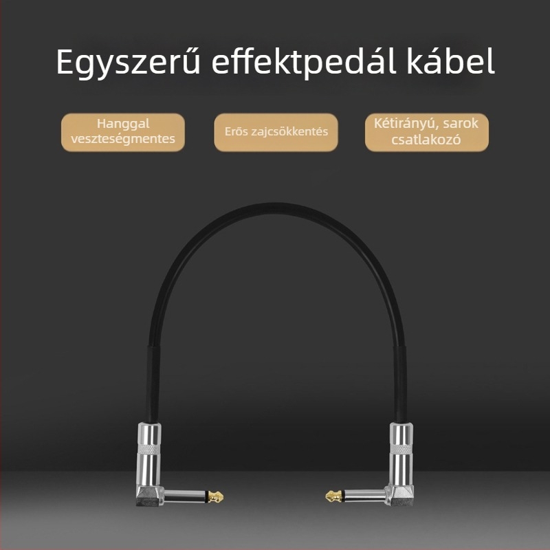 GT-90 gitárkábel, PVC burkolattal, zajcsökkentő, hangszerhez
