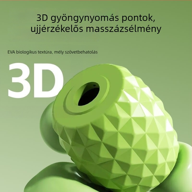 Guipaishi lábmasszírozó ABS görgővel és körklippel a comb karcsúsításáért és a lábizmok ellazításáért — Jóga kiegészítők