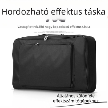Effektcsomag hangszerhez – Nagy integrált készlet, modell YTK01, Oxford anyag, tartalmaz védőtokot, táskát, dobozt és tokot
