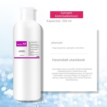 Körömlakk eltávolító gél lágyító hatóanyaggal a manikűrhöz