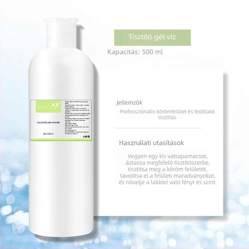 Körömlakk eltávolító gél lágyító hatóanyaggal a manikűrhöz