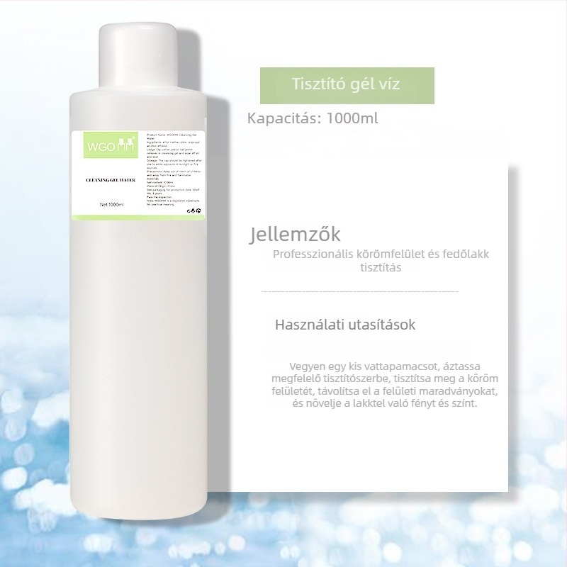 Körömlakk eltávolító gél lágyító hatóanyaggal a manikűrhöz