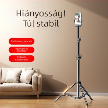 Gömbfejes háromlábú állvány, 3 részes, teherbírás 2–5 kg, Dayleer Floor Stand