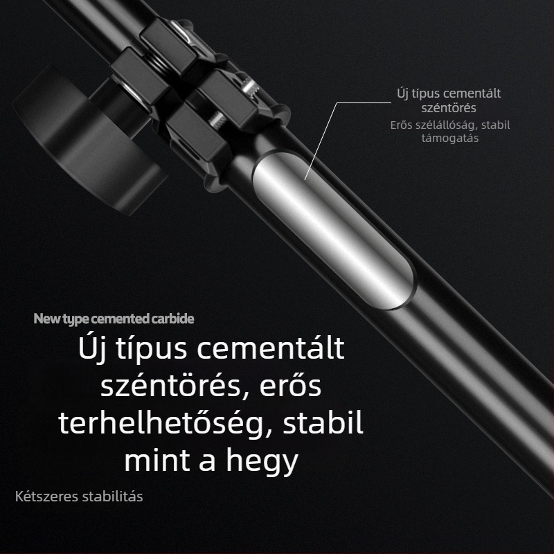 Gömbfejes háromlábú állvány, 3 részes, teherbírás 2–5 kg, Dayleer Floor Stand