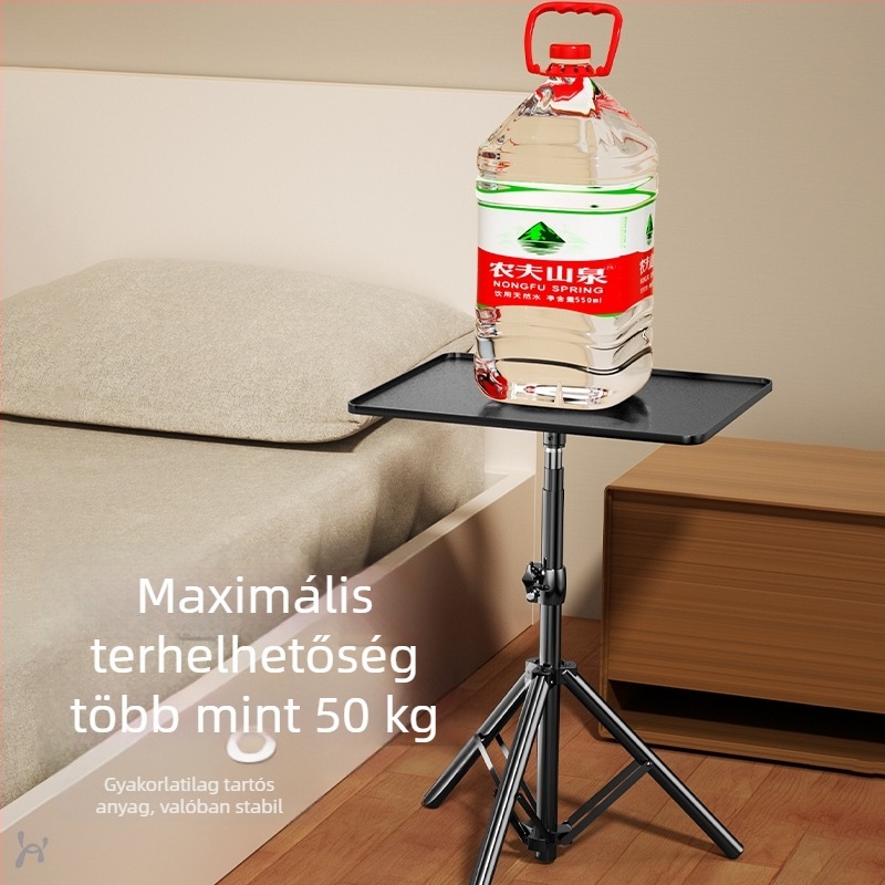 Projektor tartó teleszkópos háromlábú állvány – alumínium ötvözet, univerzális asztali és padlóra