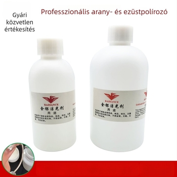 Arany- és ezüst ékszerek ápolási oldata – Deoxidáló tisztító, fényesítés és helyreállítás (Cikkszám GH; Kiadás: 2021 nyár; Típus: Ékszerápolási termékek; Nemzetközi export: Nem)