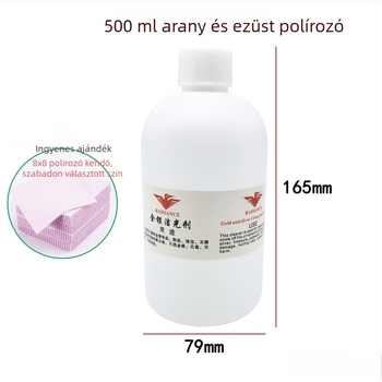 Arany- és ezüst ékszerek ápolási oldata – Deoxidáló tisztító, fényesítés és helyreállítás (Cikkszám GH; Kiadás: 2021 nyár; Típus: Ékszerápolási termékek; Nemzetközi export: Nem)