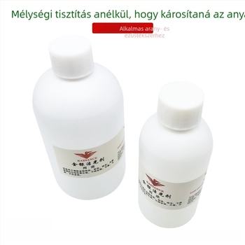 Arany- és ezüst ékszerek ápolási oldata – Deoxidáló tisztító, fényesítés és helyreállítás (Cikkszám GH; Kiadás: 2021 nyár; Típus: Ékszerápolási termékek; Nemzetközi export: Nem)