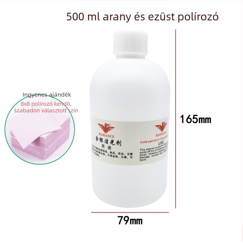 Arany- és ezüst ékszerek ápolási oldata – Deoxidáló tisztító, fényesítés és helyreállítás (Cikkszám GH; Kiadás: 2021 nyár; Típus: Ékszerápolási termékek; Nemzetközi export: Nem)