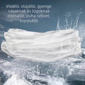 Egyszer használatos PE átlátszó karvédők, porálló, vízálló és olajálló, konyhai használatra
