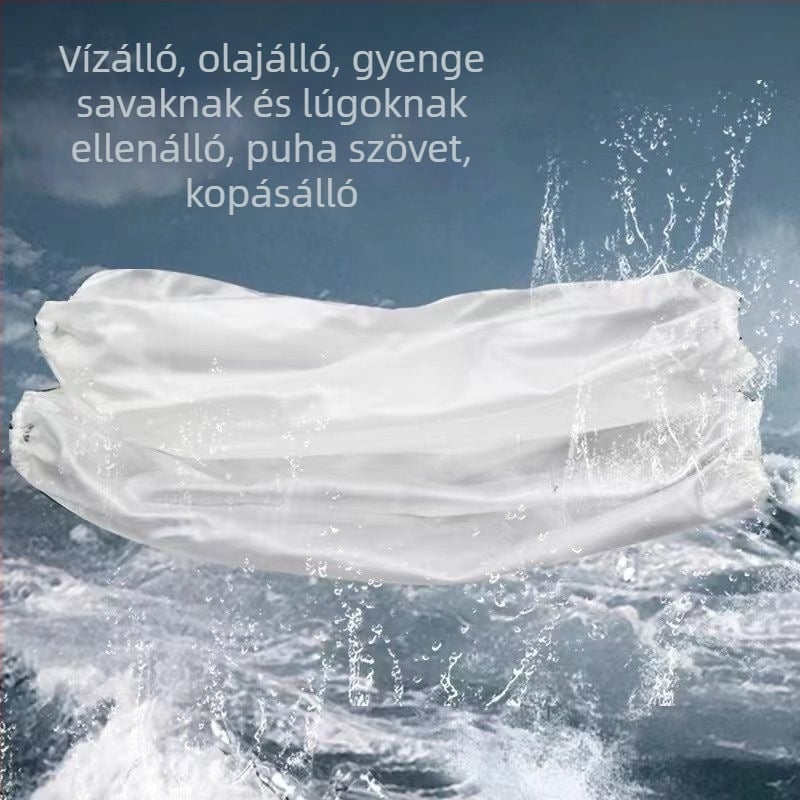 Egyszer használatos PE átlátszó karvédők, porálló, vízálló és olajálló, konyhai használatra