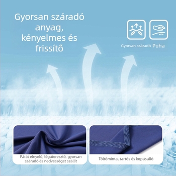 Fiúknak szóló őszi tollaslabda hosszú ujjú póló – nedvességelvezető nylonkeverék, kerek nyak, 8+ év, Koreai stílus