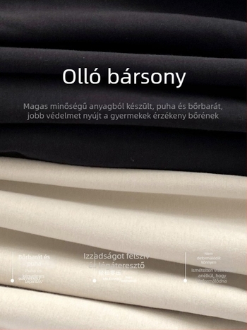 McShee Gyerekeknek készült vastag fleece-pulóver, koreai stílus