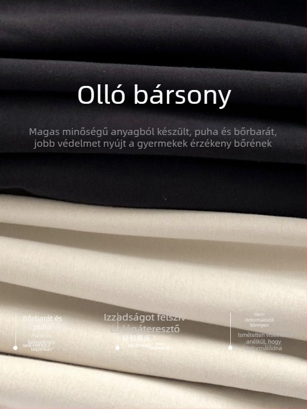 McShee Gyerekeknek készült vastag fleece-pulóver, koreai stílus