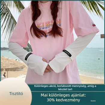 Nyári UV-védő karpántok - könnyű kültéri kerékpározáshoz Ice Silk anyag, poliészter 71–80% tartalom, Fashion Commuter stílus