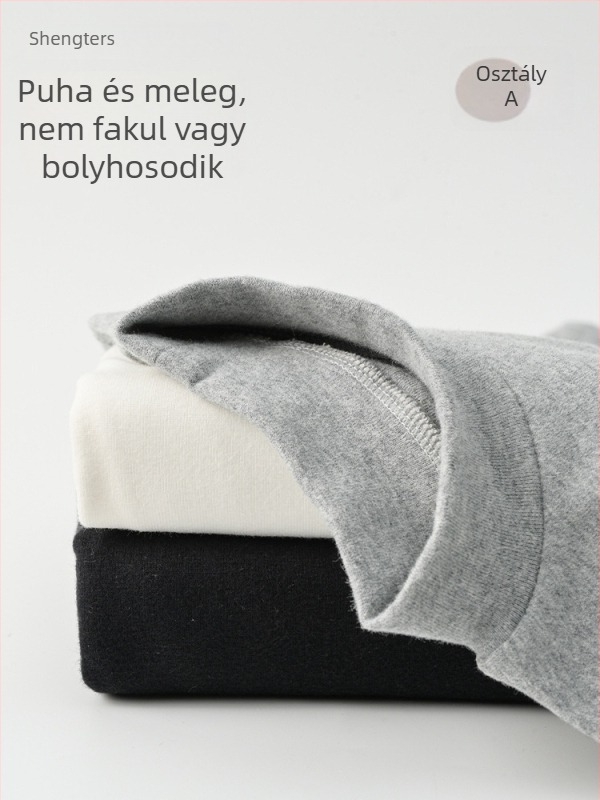 Hosszú ujjú gyerek pamut T‑shirt, uniszex, kerek nyak, karikatúra mintás, modell M8152, Shengteshi, 1–8 éveseknek