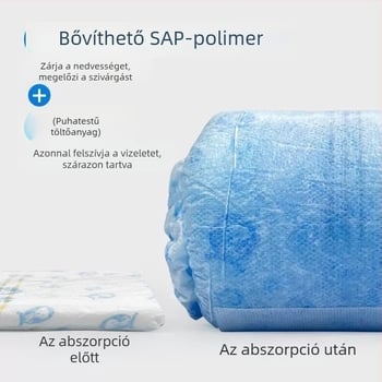 Milaido Menstruációs nadrág nőstény kutyáknak - nem szövött anyag, rajzfilm stílus