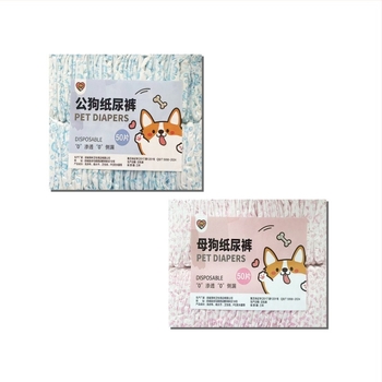 Milado Kutyapelenkák hím- és nőstény kutyáknak — nem szövött anyagú higiéniai nadrágok, 50 db