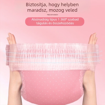 Macska és kutya pelenka, lélegző alapfilm, polimer-cellulóz maggal, rugalmas gumiszalag – 10 db