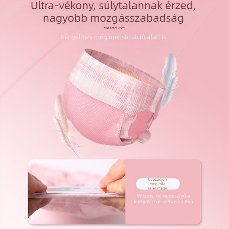 Macska és kutya pelenka, lélegző alapfilm, polimer-cellulóz maggal, rugalmas gumiszalag – 10 db