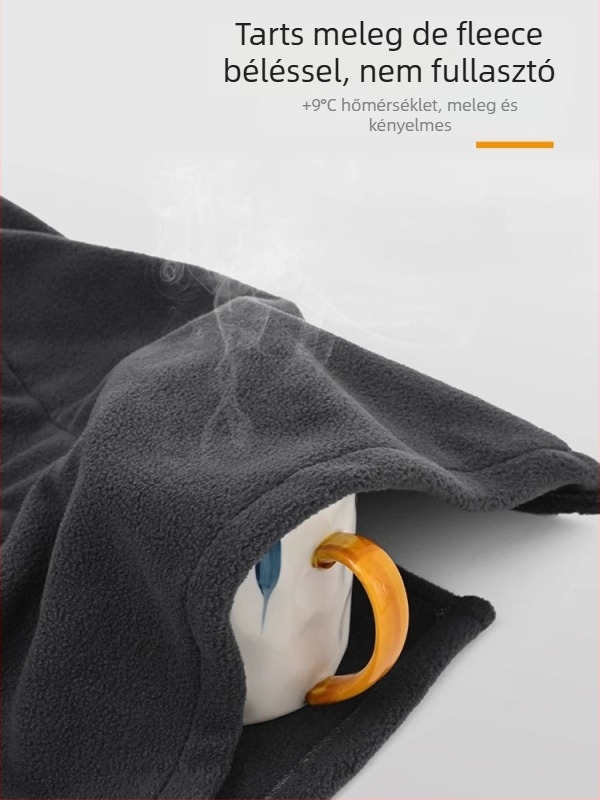 Extreme lovagló balaclava, poliészter, uniszex, téli teljes arcmaszk, testre szabható