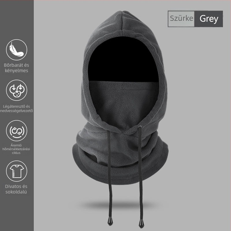 Extreme lovagló balaclava, poliészter, uniszex, téli teljes arcmaszk, testre szabható