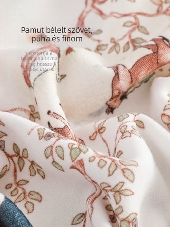 Anti-jump baba alvózsák - karikatúra mintás, külső anyag pamutkeverék, bélés és töltet 100% pamut, cocoon típus, 0–1 év