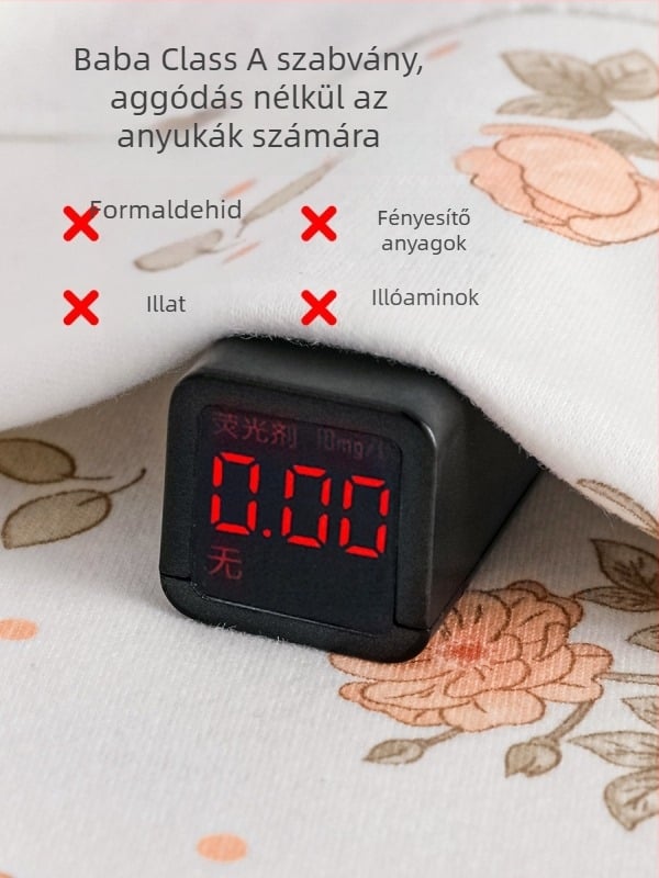 Anti-jump baba alvózsák - karikatúra mintás, külső anyag pamutkeverék, bélés és töltet 100% pamut, cocoon típus, 0–1 év