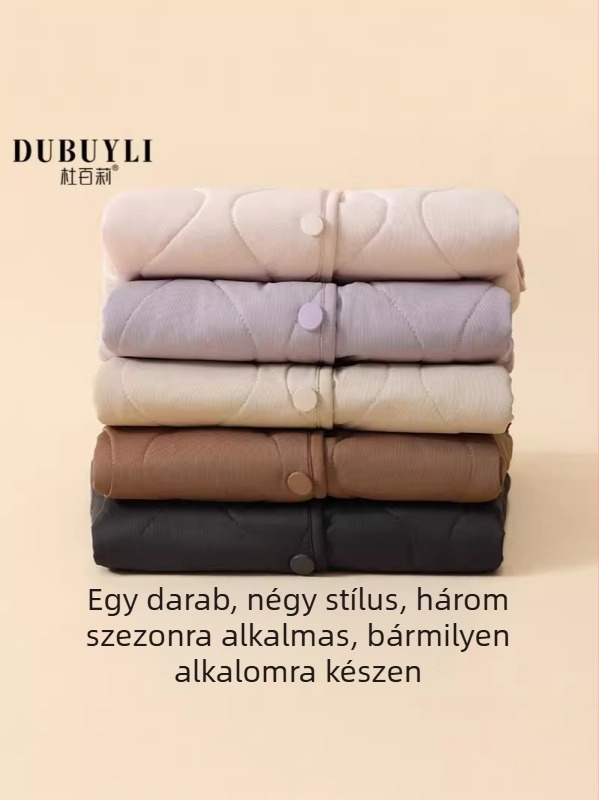 Uniszex gyerekeknek szóló mellény-kardigán, vastag gyapjúkeverék, állat- és mesefigurás mintázat, gombos zárás, pamut bélés