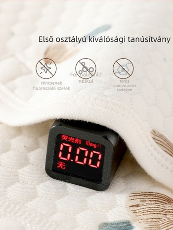 Baba őszi-téli pamut felső, 100% pamut, uniszex, kerek nyakú, kapucni nélküli, újszülötteknek