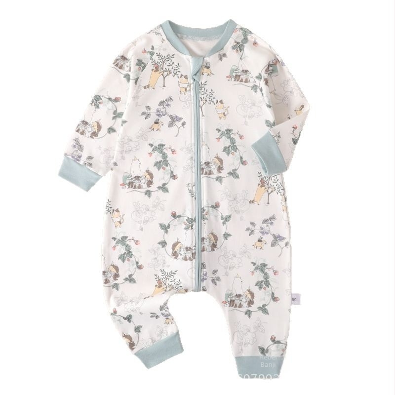 Babák és totyogók alvózsákja - 95%+ pamut, bélés pamut, töltet pamut, cipzár műgyanta, tavasz-ősz