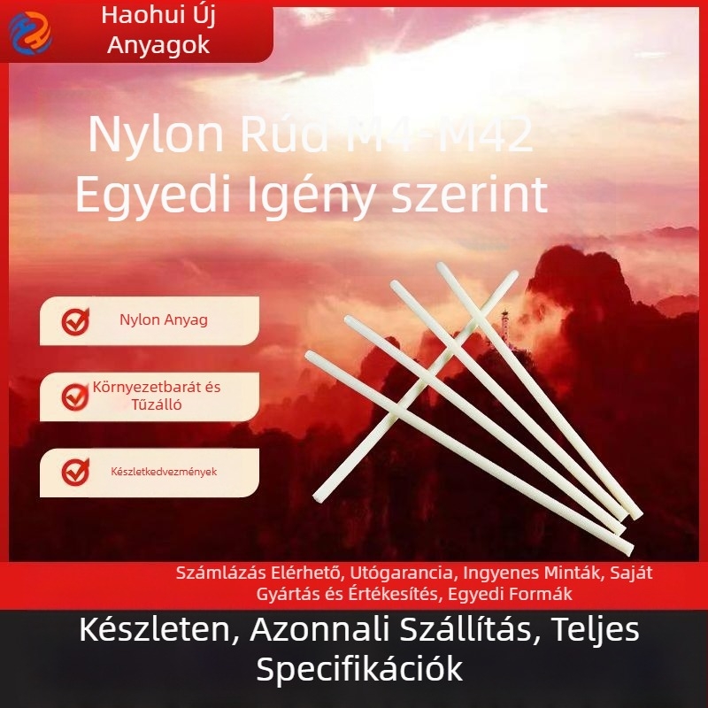 Haohui nylon csavarorsó, teljes menet, szigetelt, két végű, GB/T17587.3-2018