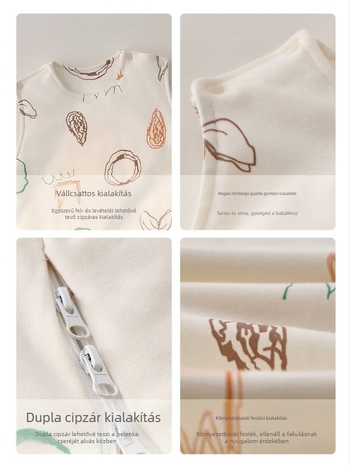 Baba alvózsák, mellény-stílus, téli, külső anyag: 95% pamut, töltet: poliészter