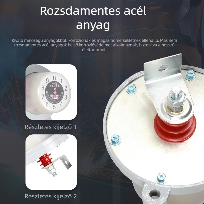 JCQ-2 villámvédő töltővel és JS-8 monitorral 6–110 kV szélerőművekhez