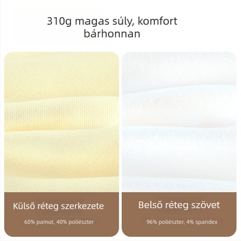 Gyerekeknek készült fleece-bélelt, vastag pulóver, uniszex, hosszú ujjú
