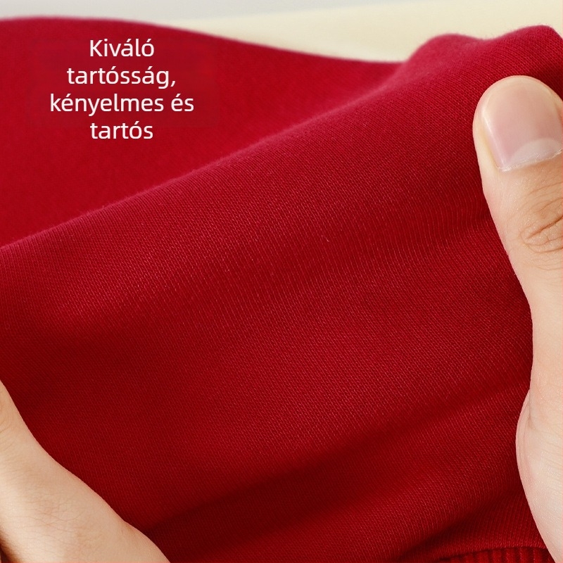 Gyerekeknek készült fleece-bélelt, vastag pulóver, uniszex, hosszú ujjú