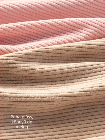 Gyerekeknek vízálló corduroy smock kötény, Cartoon minta, 100% poliészter, 0–1 évesek, 2025 ősz