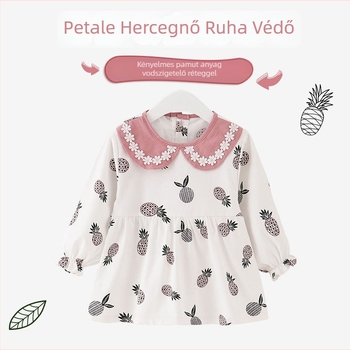 Etetésre szánt baba smock, vízálló, uniszex, 1-3 éveseknek, 59 cm magasság, 2025 tavasza