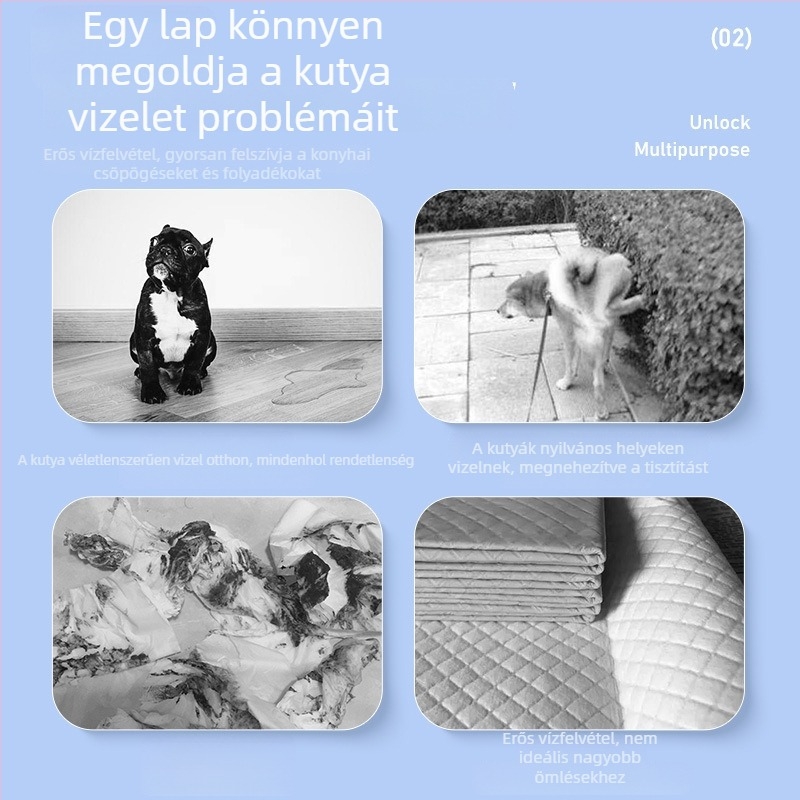 Teddy-kutya számára készült egyszer használatos vizeletabszorbens papír — vizeletgátló, nem szövött anyag