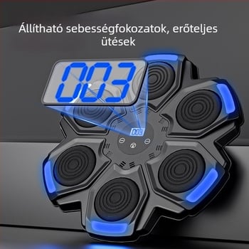 Okos zenei bokszedző otthonra, falra szerelhető – Gyerekeknek szánt bokszgép (Márka: Water source; Jellemzők: intelligens, zene; Szerelés: fal)