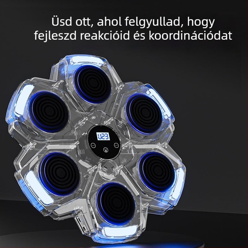 Okos zenei bokszedző otthonra, falra szerelhető – Gyerekeknek szánt bokszgép (Márka: Water source; Jellemzők: intelligens, zene; Szerelés: fal)