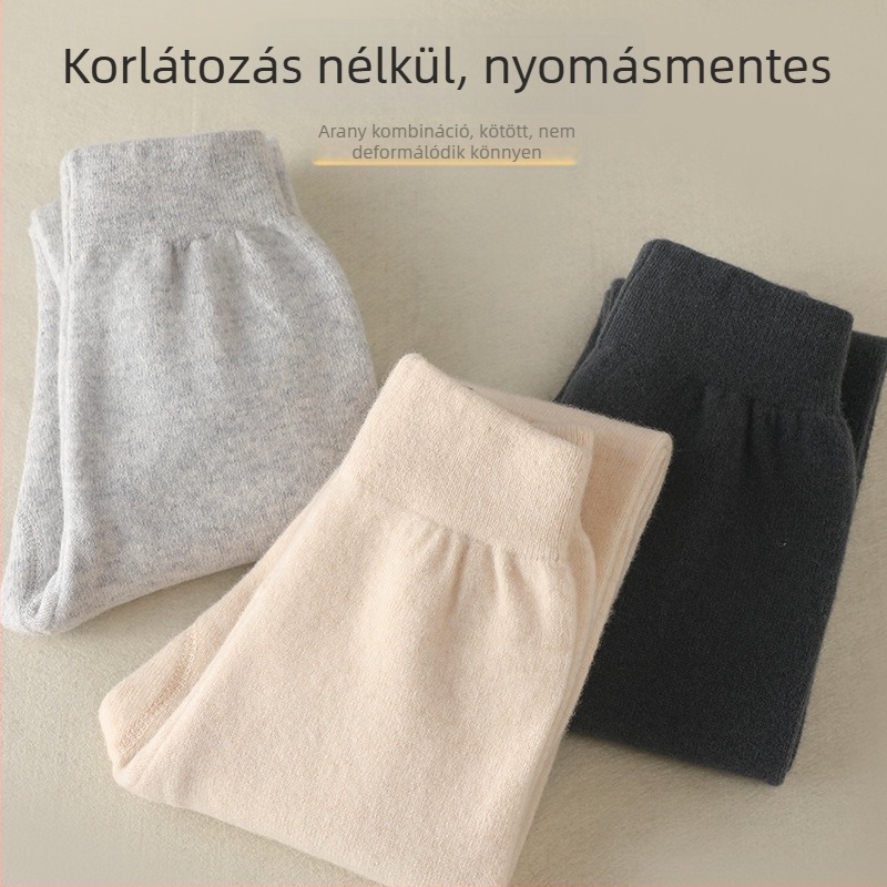 Gyermekeknek készült tiszta gyapjú nadrág, magas derekú, elasztikus derékpánttal, 90% gyapjú, téli viselet