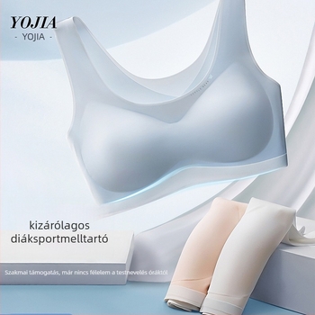 YOJIA Gyerekeknek készült fejlesztési szakasz 2 melltartó – poliészter terry anyag, sportos top gyerekeknek, 8+ éveseknek (min. 140 cm), minden évszak