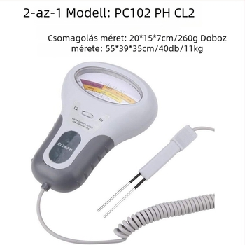 Bluetoothos vízminőség-elemző, hat egyben medencéhez: pH / ORP / EC / TDS / Hőmérséklet