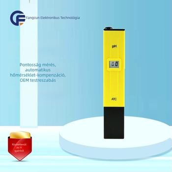 pH-ellenőrző toll Ph-01, tartomány 0.00-14.00 pH, pontosság ±0.1 pH, felbontás 0.1 pH, tápellátás LR44×3 elem (1.5V)