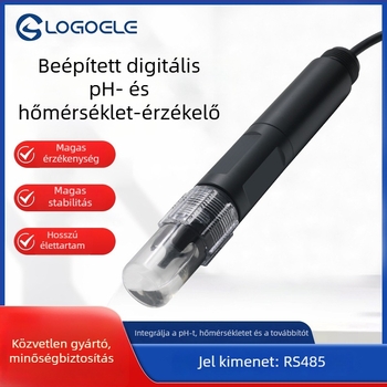 LD758 Online vízminőség-analizátor pH-mérésével — tartomány 0.0–14.0 pH, pontosság ±0.3 pH, DC 9–30V tápegység