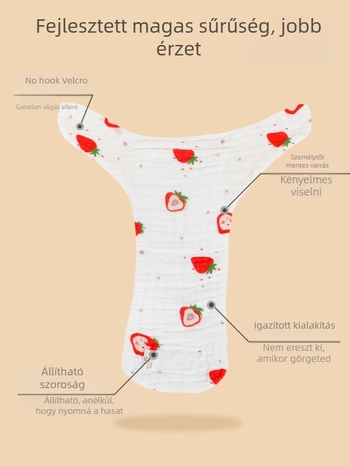 Mu Mu Bear pamut-gaz nadrág pelenka Cartoon nyomtatással, mosható, 9–18 kg