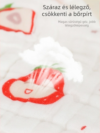 Mu Mu Bear pamut-gaz nadrág pelenka Cartoon nyomtatással, mosható, 9–18 kg