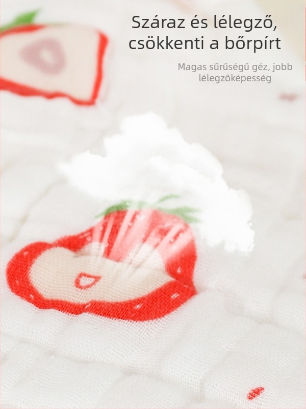 Mu Mu Bear pamut-gaz nadrág pelenka Cartoon nyomtatással, mosható, 9–18 kg