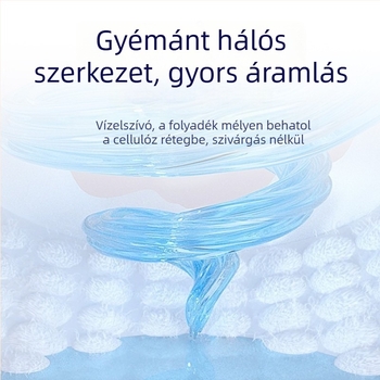 Klingbell Állat-ürülés alátét, egyszer használatos nedvesség-abszorber, csomag 100 db, Anyagok: nem szőtt textil; víz-abszorbeáló polimer; PE film